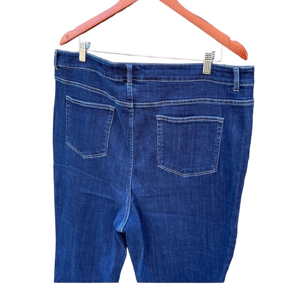 LOGO Lori Goldstein Skinny Jeans High Waisted Plus Size 22 W - Picture 10 of 12